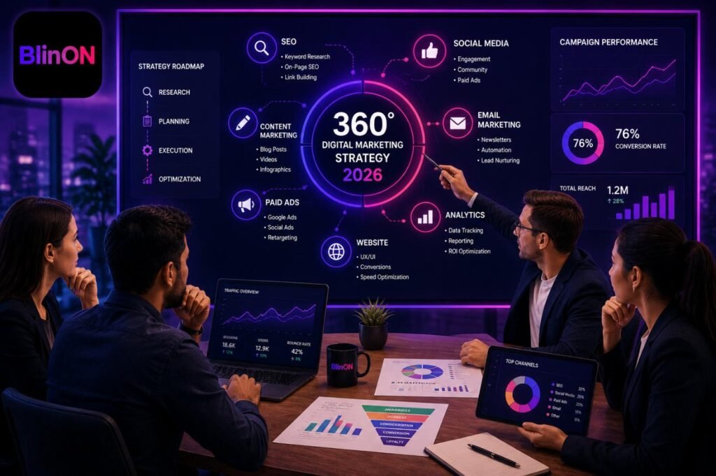 360-Degree Digital Marketing Strategy Plan