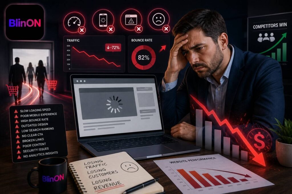 Poor Website Performance Analytics