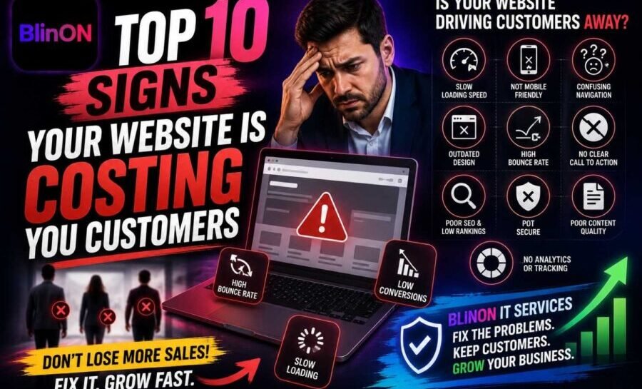 top 10 signs your website is costing you customers