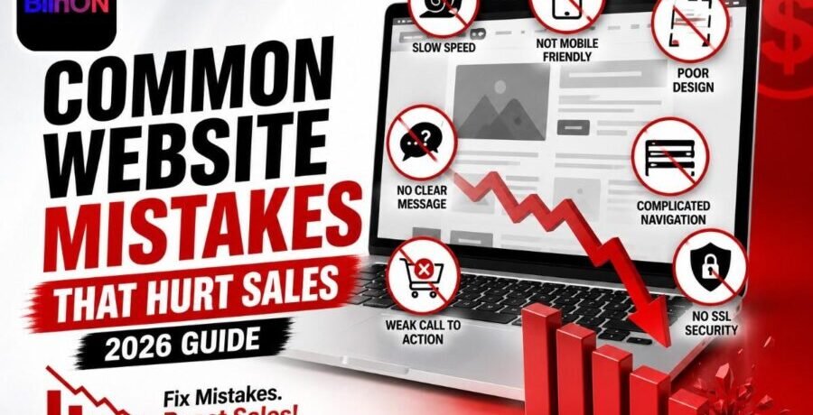 Common Website Mistakes That Hurt Sales