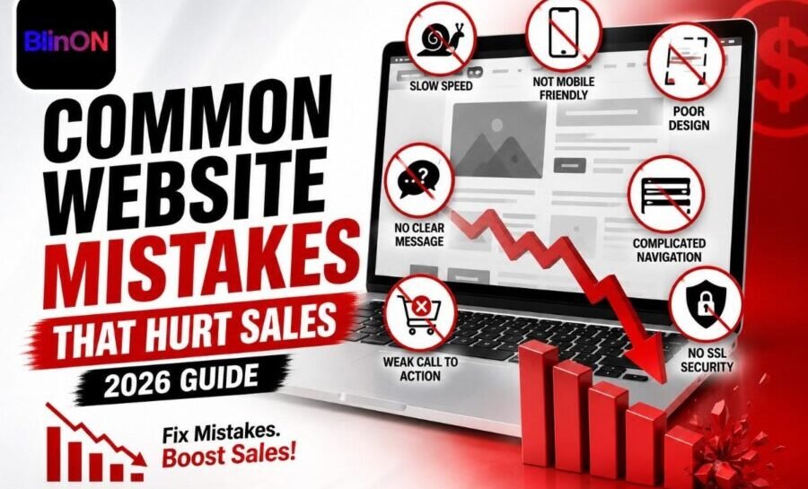 Common Website Mistakes That Hurt Sales