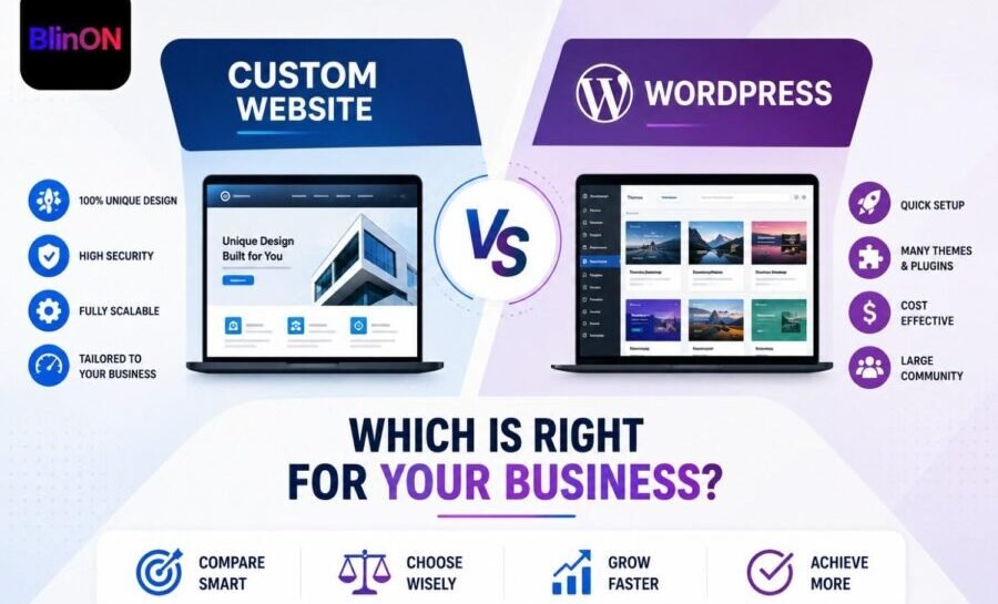 Custom Website vs WordPress: Which Is Right for Your Business