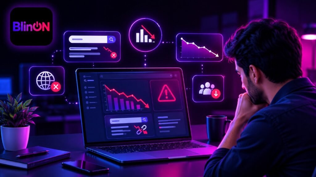 Analyzing why most SEO campaigns fail on a laptop