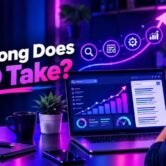Chart explaining how long does SEO take for businesses