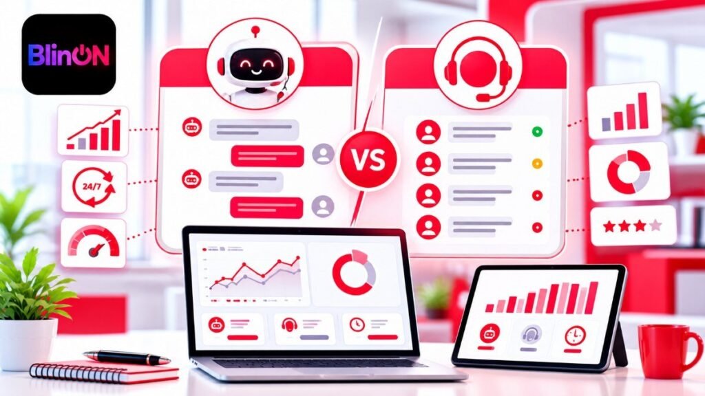 AI vs Human Customer Service Comparison